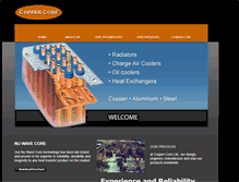 Tablet Screenshot of coppercore.com